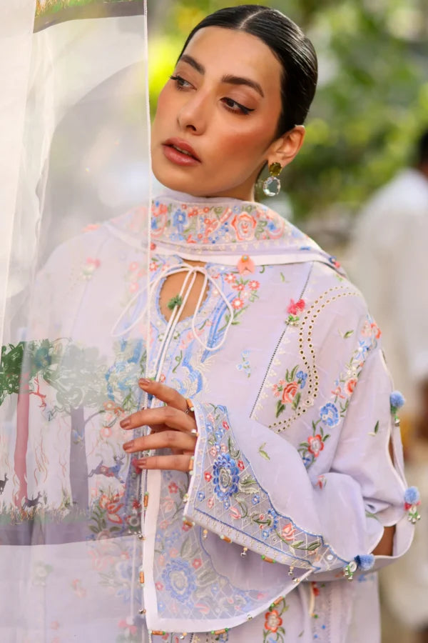 Zaha Festive Lawn’26 | Periwinkle Muse (ZF26-11)