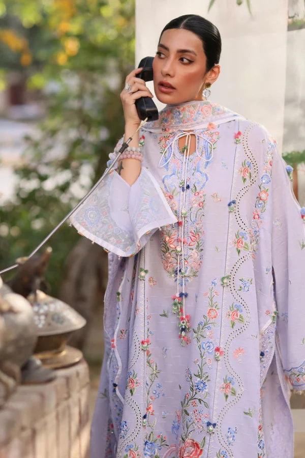 Zaha Festive Lawn’26 | Periwinkle Muse (ZF26-11)