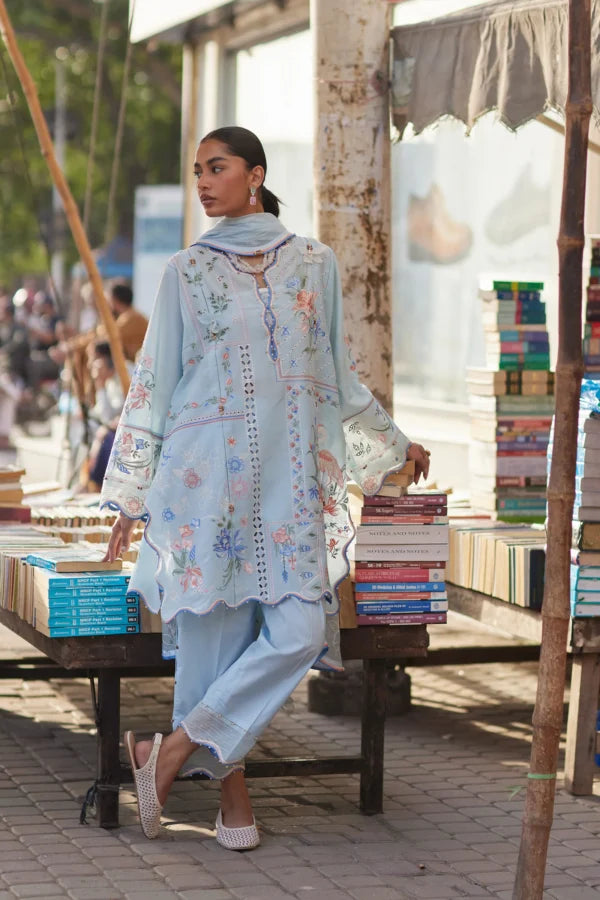Zaha Festive Lawn’26 | Forget Me Not Breeze (ZF26-10)