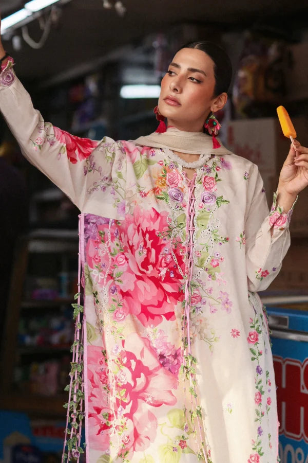 Zaha Festive Lawn’26 | Pink Mink Frolic (ZF26-05)