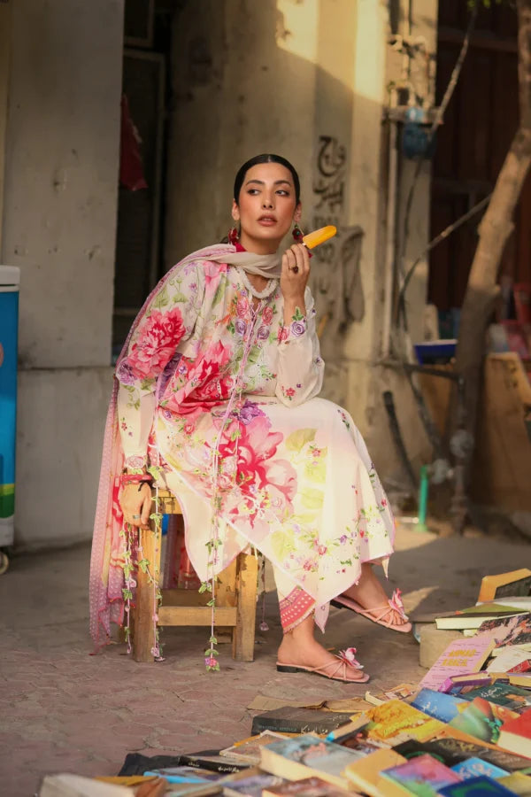 Zaha Festive Lawn’26 | Pink Mink Frolic (ZF26-05)