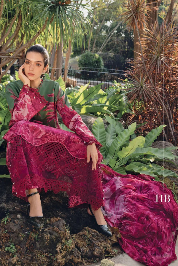 3 Piece Stitched Lawn Suit by Maria B. MPrints Spring/Summer ’26 D-11B
