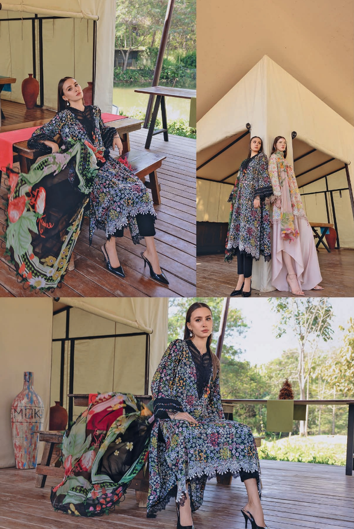 3 Piece Stitched Lawn Suit by Maria B. MPrints Spring/Summer ’26 D-14B