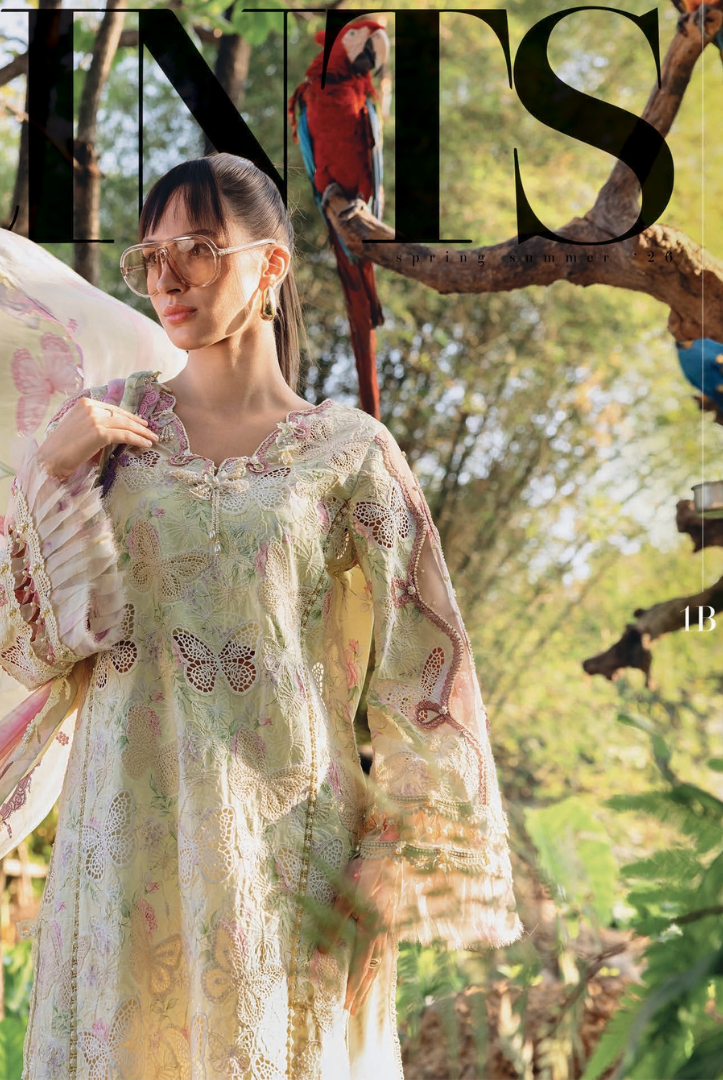 3 Piece Stitched Lawn Suit by Maria B. MPrints Spring/Summer ’26 D-1B