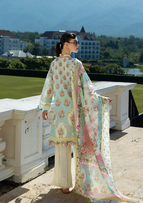 EPE-03B DAHLIA DREAM - Default Title - Elaf Premium Digital Printed Lawn Dress