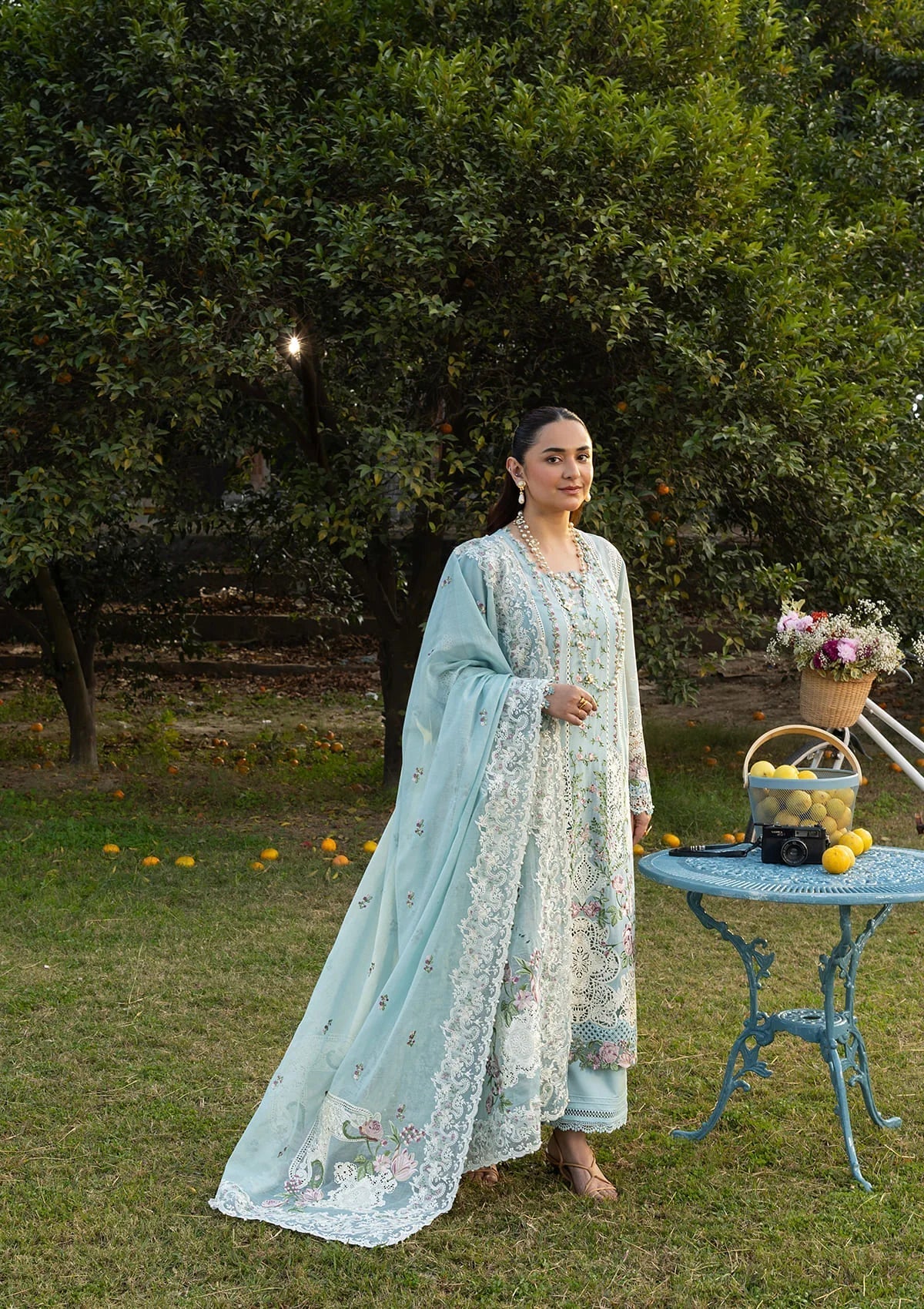 Elaf Luxury Lawn – ELY-07 MORNIG DRIZZLE