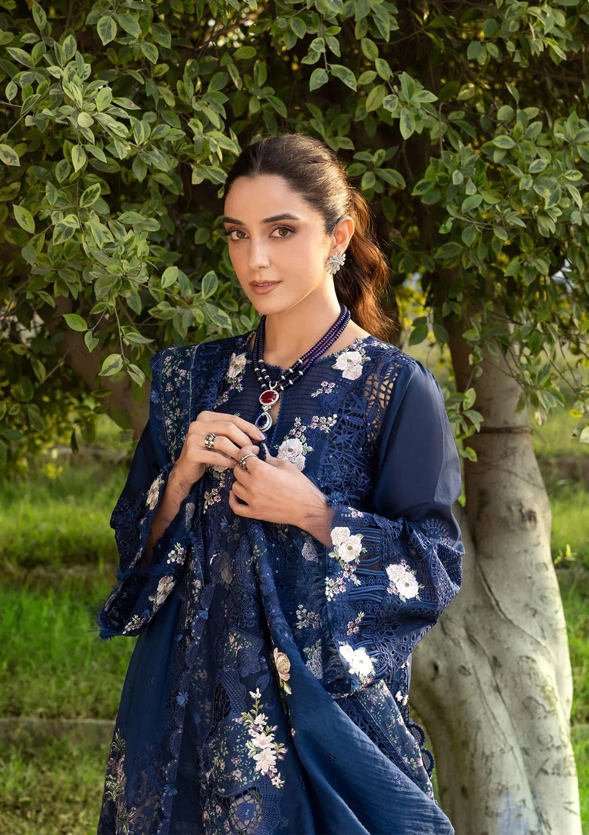 Elaf Luxury Lawn – ELY-4B BLUE BELLE