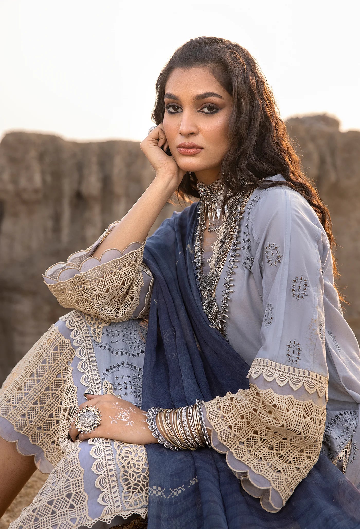 Adan's Libas Lawn by Hafsah Zia 5526
