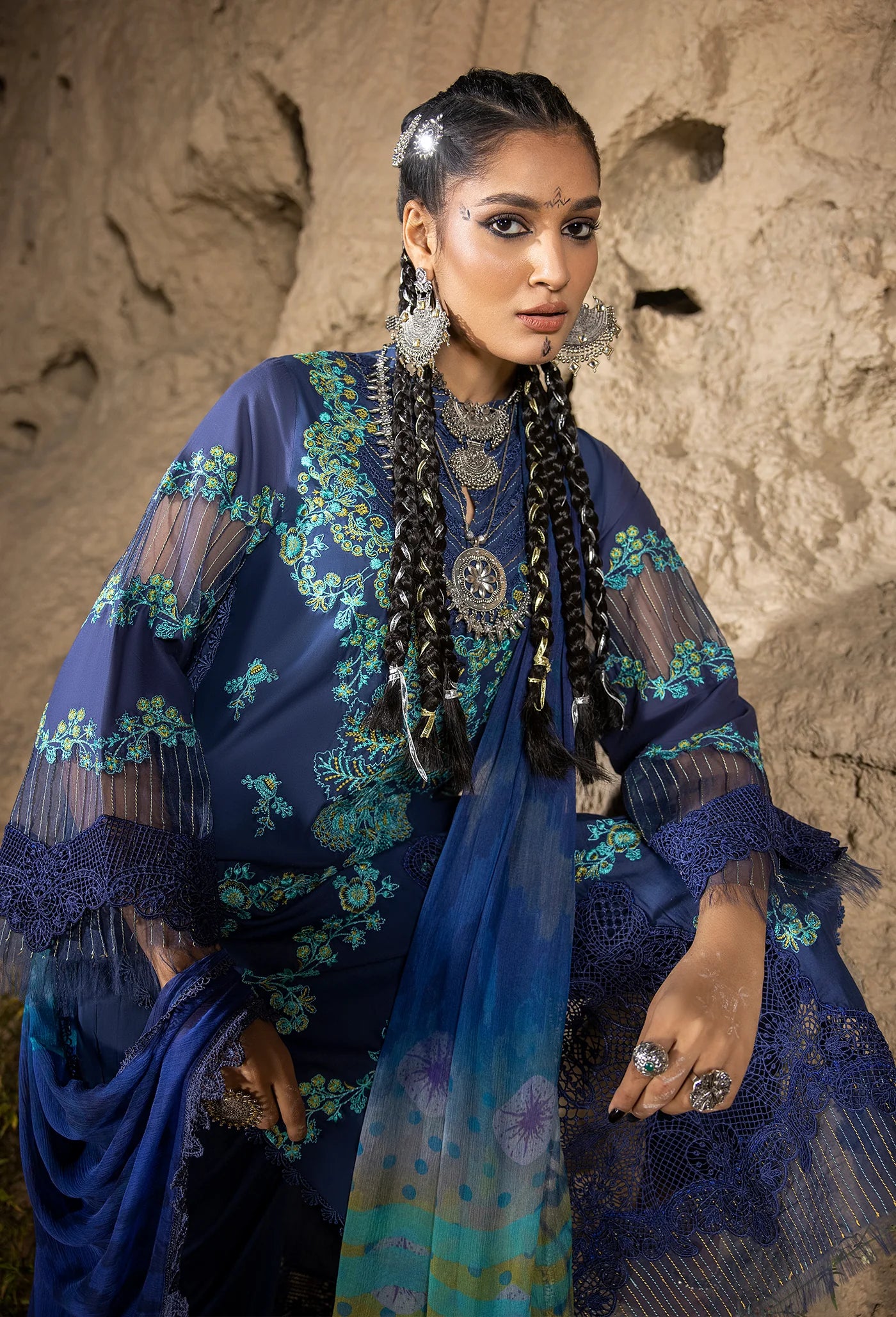 Adan's Libas Lawn by Hafsah Zia 5531