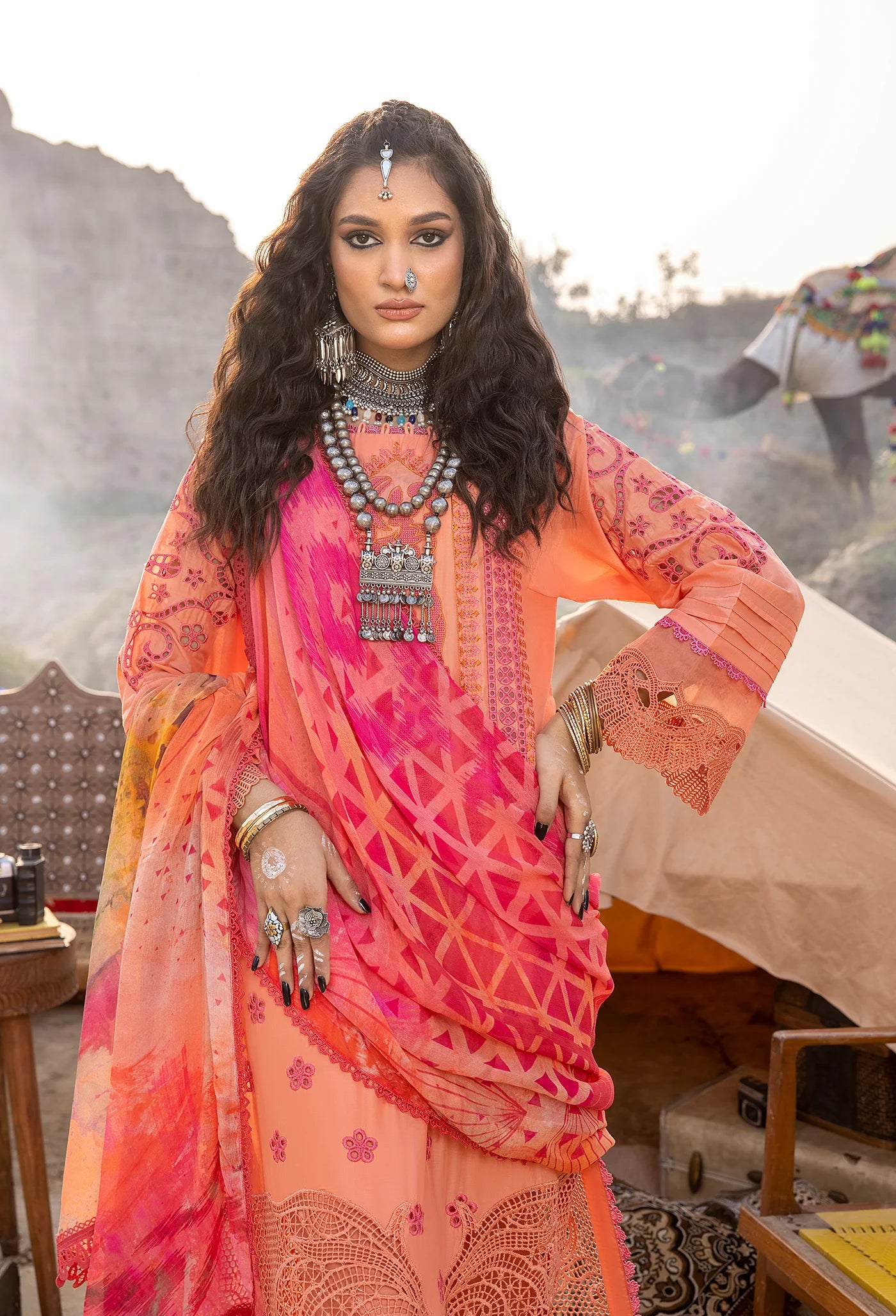 Adan's Libas Lawn by Hafsah Zia 5524