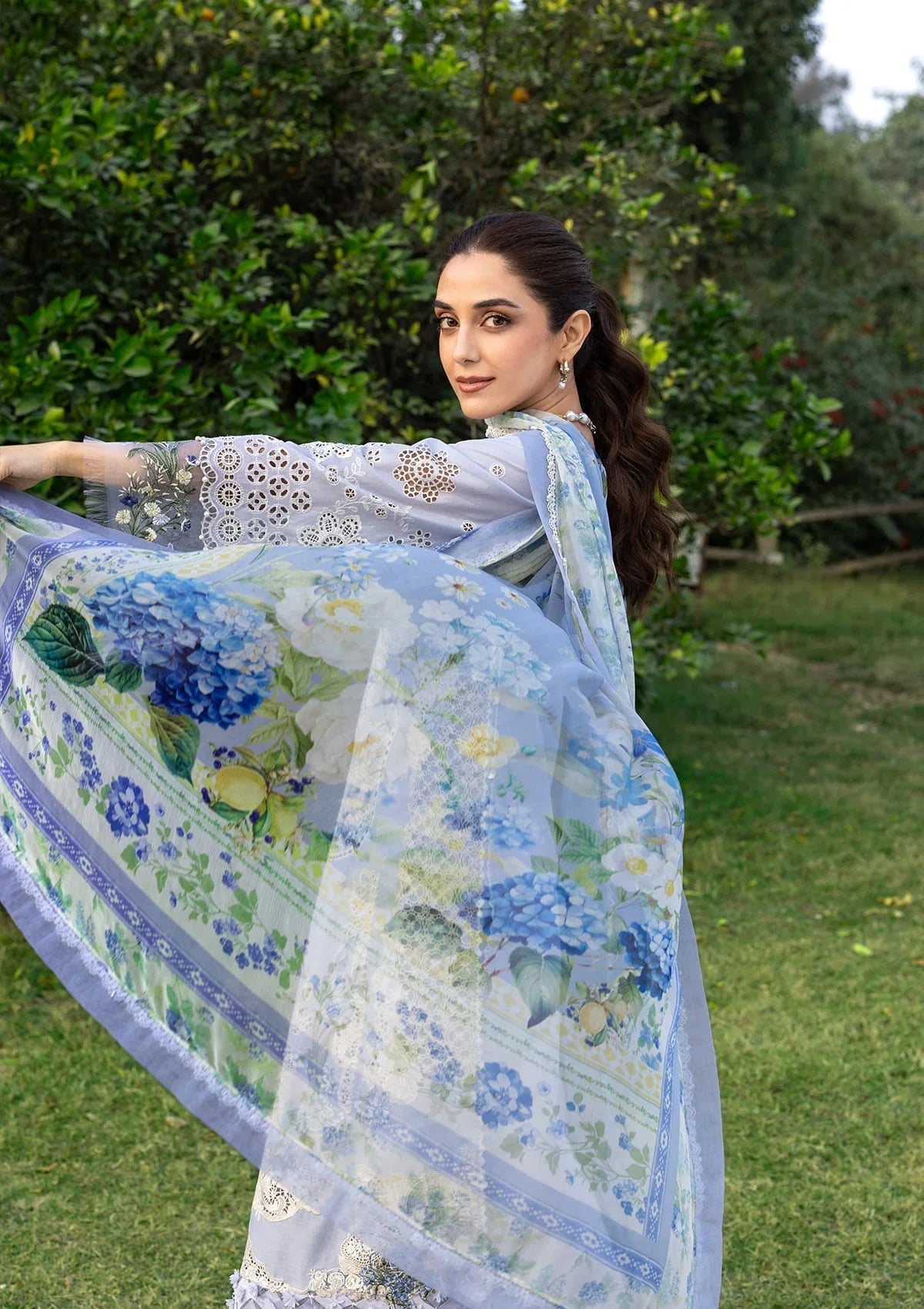 Elaf Luxury Lawn – ELY-12 SKY BLISS