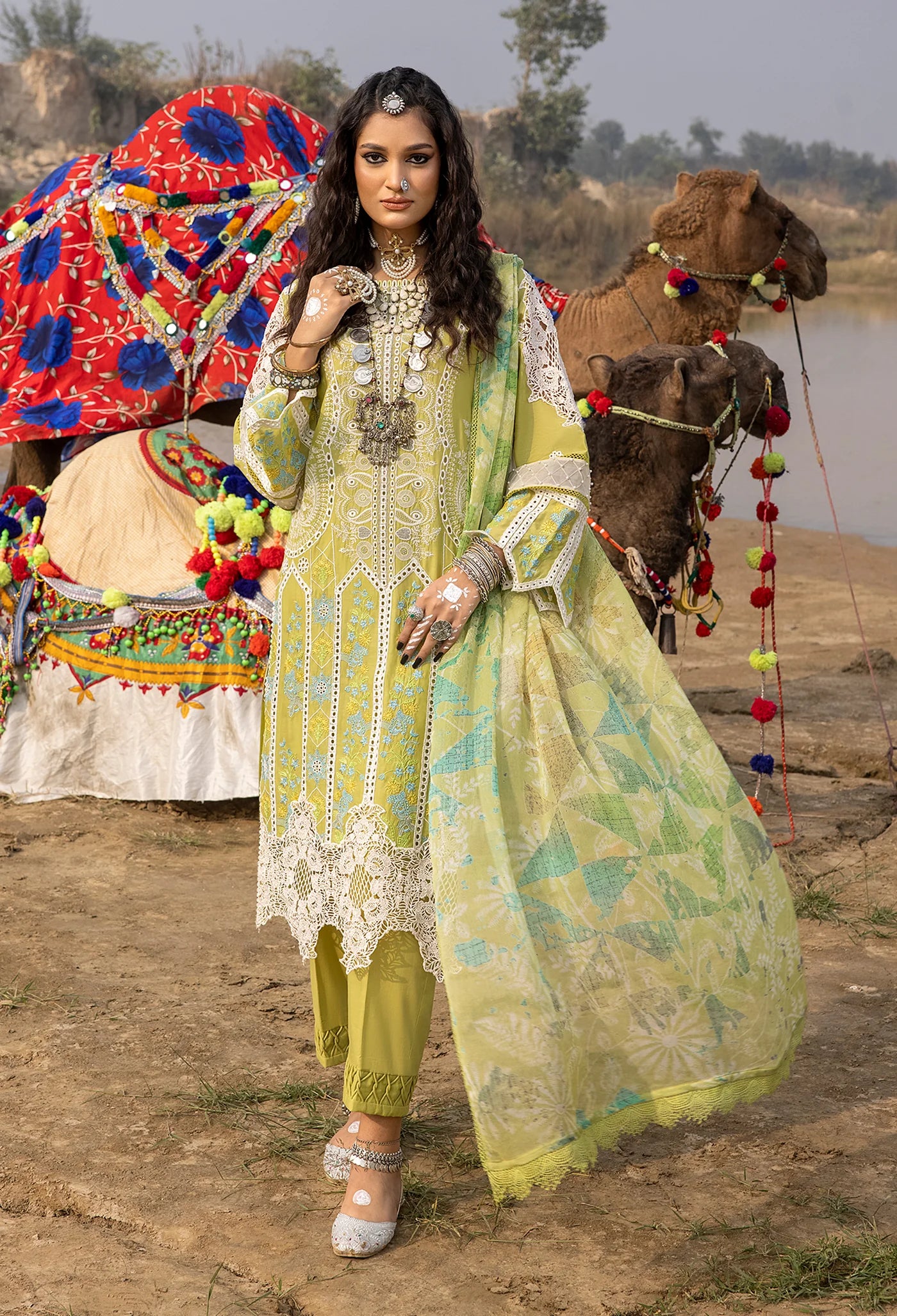 Adan's Libas Lawn by Hafsah Zia 5522
