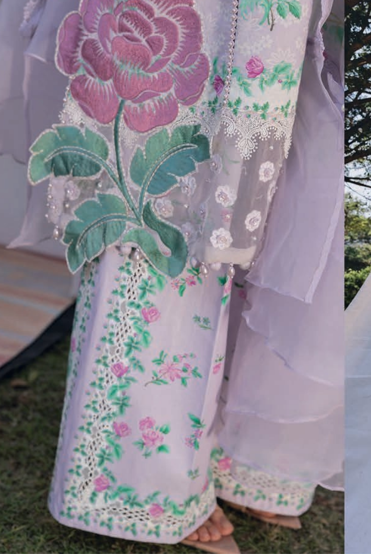 3 Piece Stitched Lawn Suit by Maria B. MPrints Spring/Summer ’26 D-4A