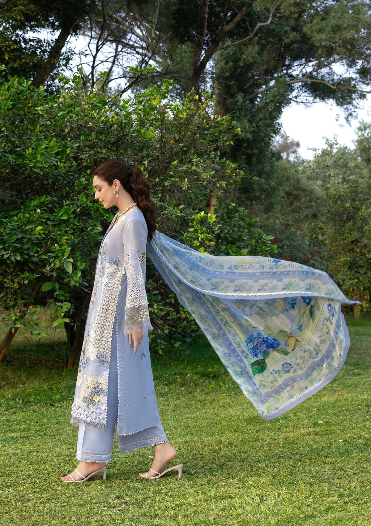 Elaf Luxury Lawn – ELY-12 SKY BLISS