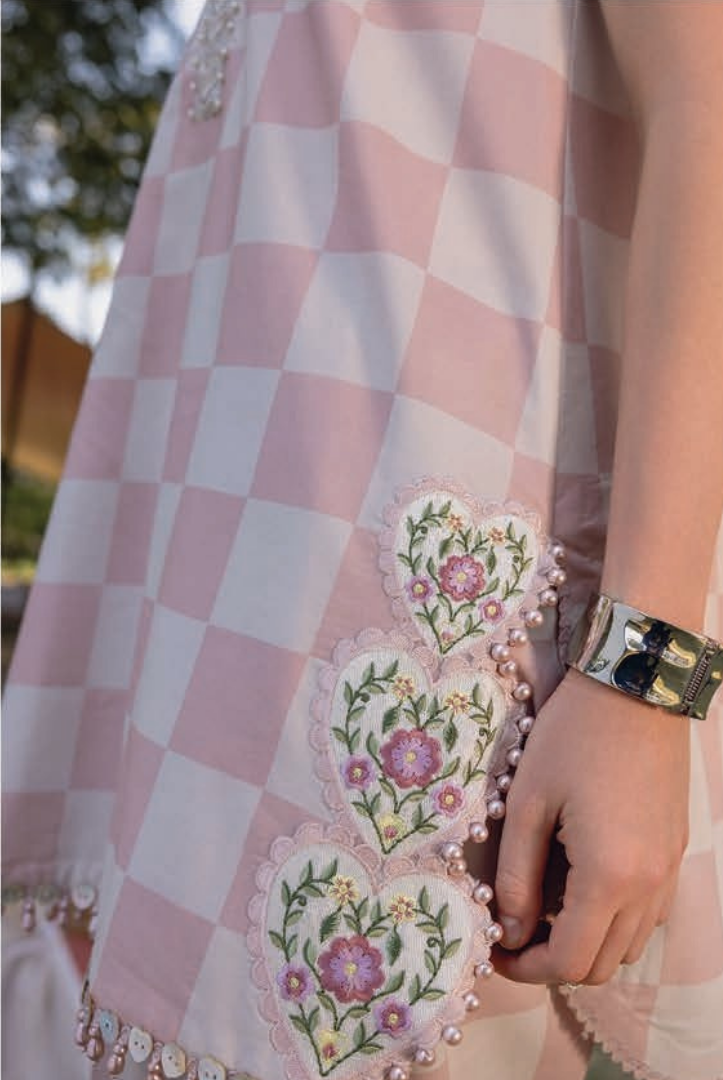 3 Piece Stitched Lawn Suit by Maria B. MPrints Spring/Summer ’26 D-6A