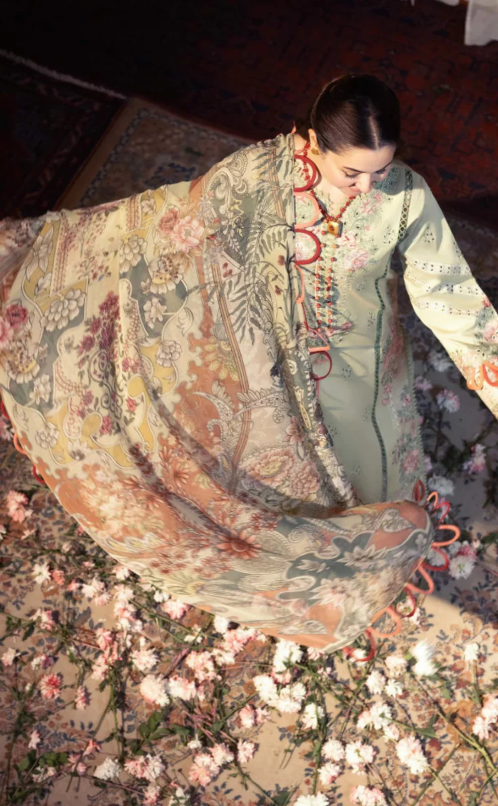 Jade Ombre X Hania Aamir Lawn 2025