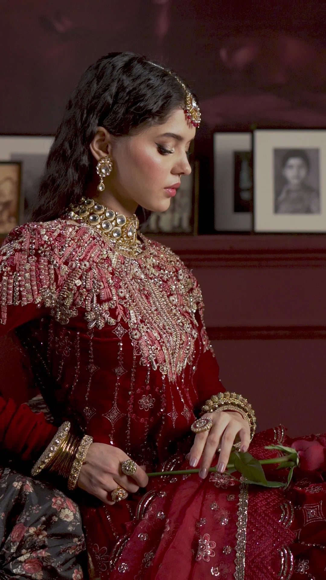 Mushq Nilofuer Unstitched Velvet-Farah