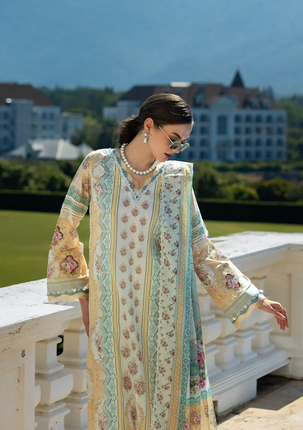 EPE-03A ELARA’S EMBRACE - Default Title - Elaf Premium Digital Printed Lawn Dress