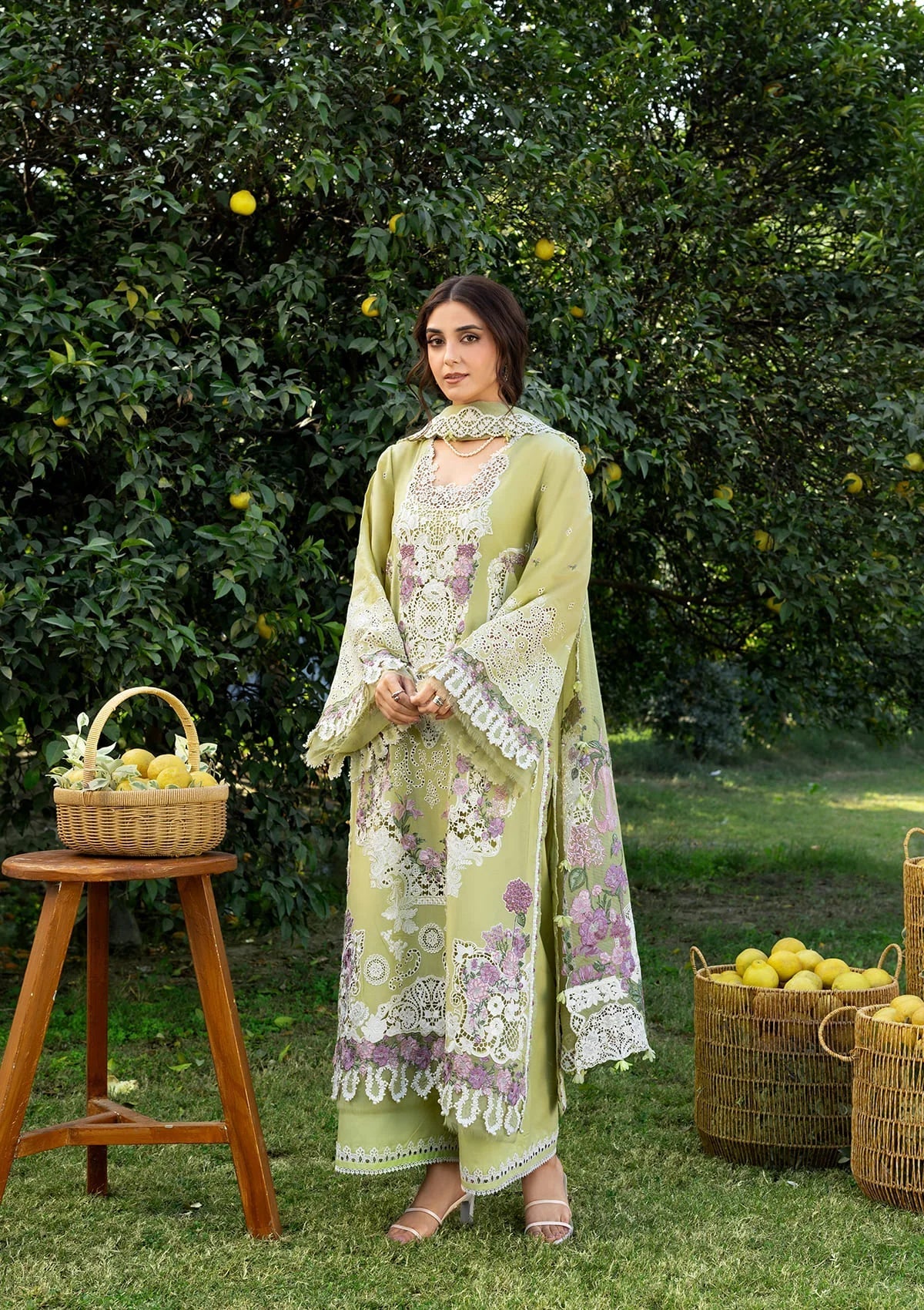 Elaf Luxury Lawn – ELY-08 PISTACHIA