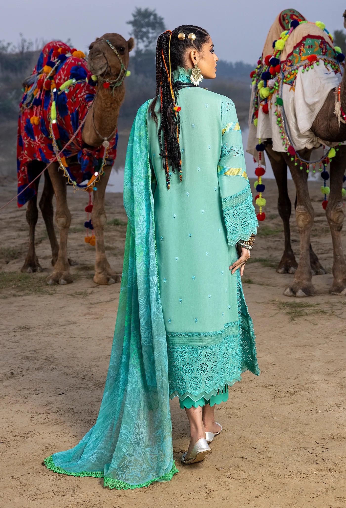 Adan's Libas Lawn by Hafsah Zia 5529