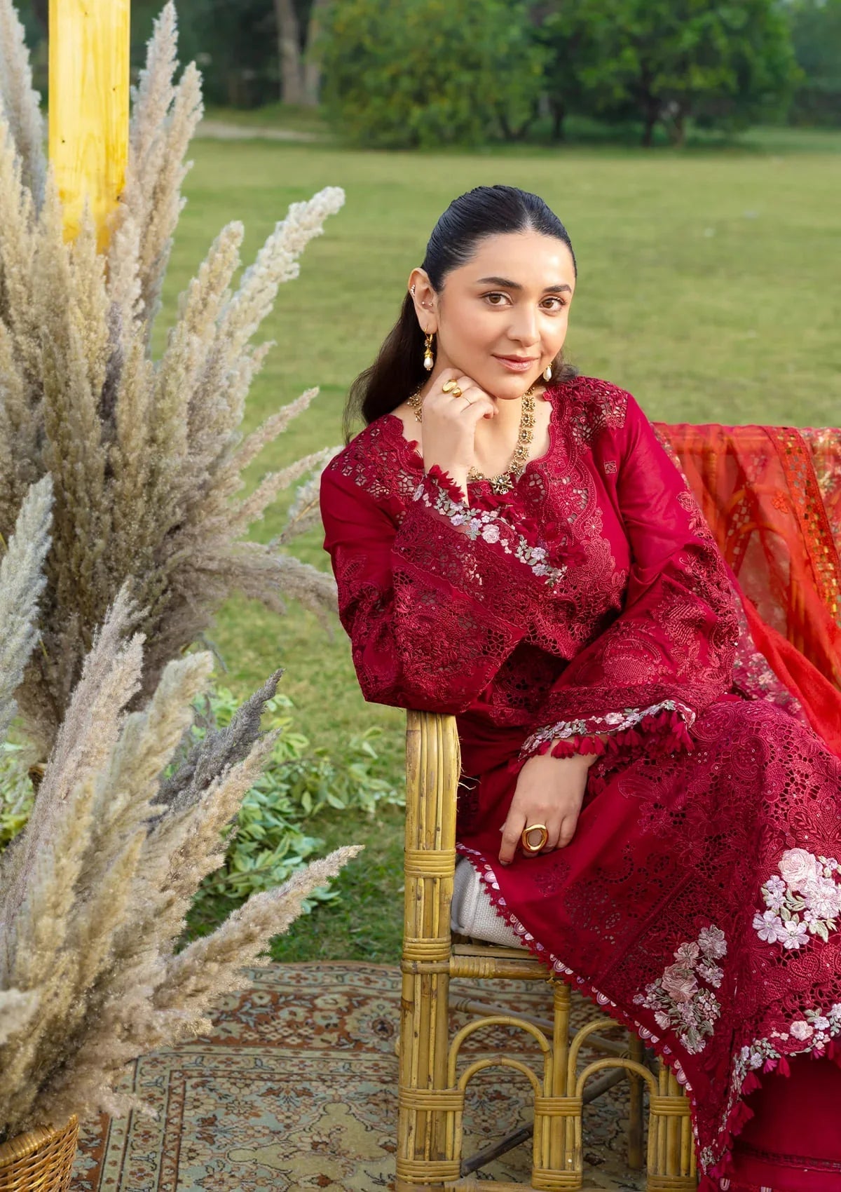 Elaf Luxury Lawn – ELY-10 CHERIE LADY