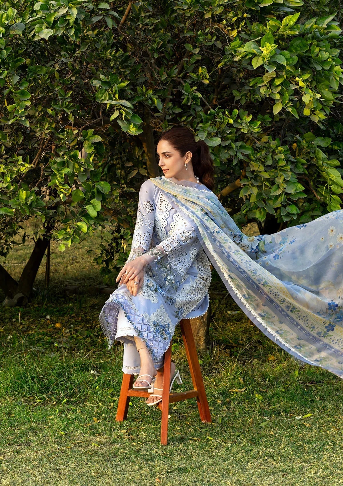 Elaf Luxury Lawn – ELY-12 SKY BLISS