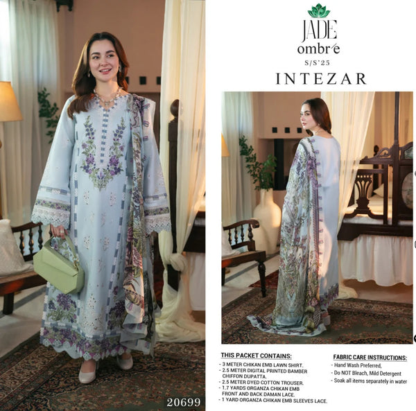 Jade Ombre X Hania Aamir Lawn 2025