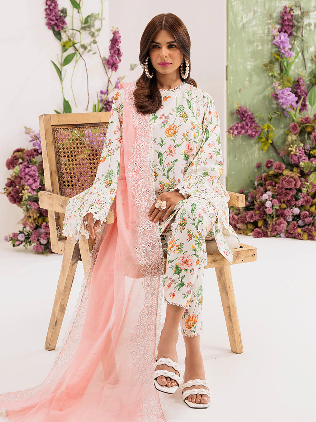 Aster | 3 PC Unstitched French Garden