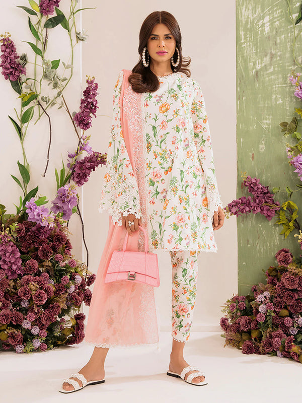 Aster | 3 PC Unstitched French Garden