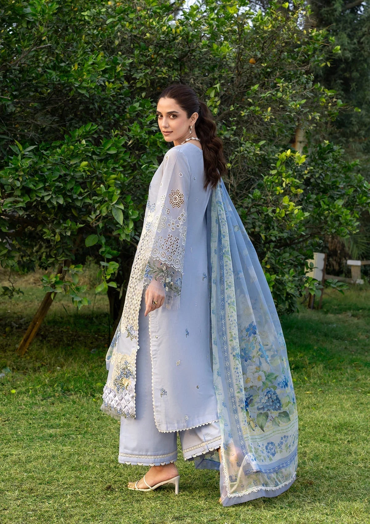 Elaf Luxury Lawn – ELY-12 SKY BLISS