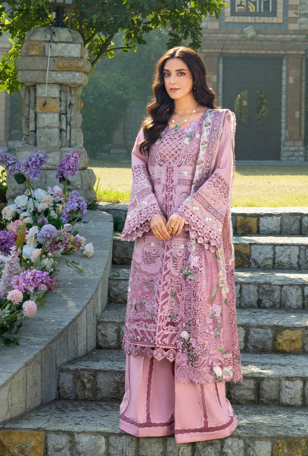 Elaf Luxury Lawn – ELY-09 ROSEE