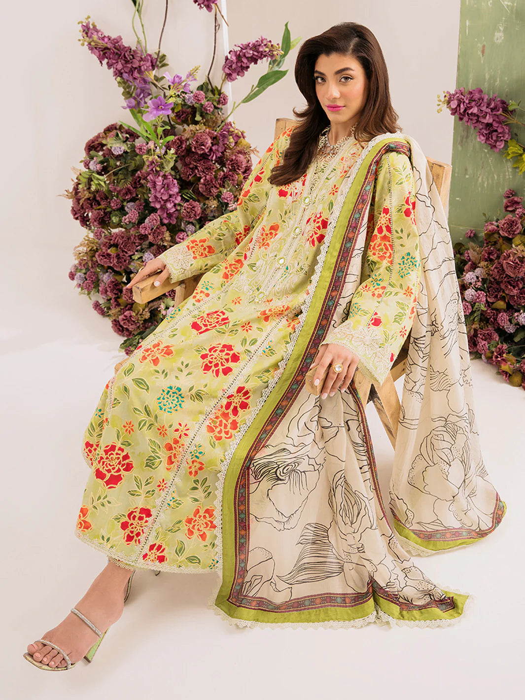 Freesia | 3 PC Unstitched