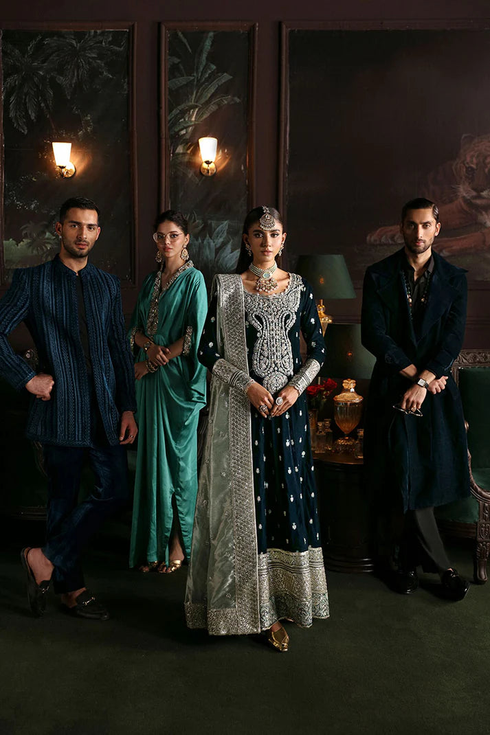 Mushq Nilofuer Unstitched Velvet-Royan