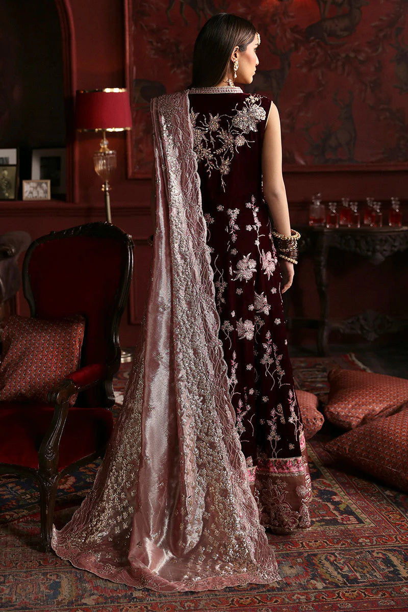Mushq Nilofuer Unstitched Velvet-Golnar