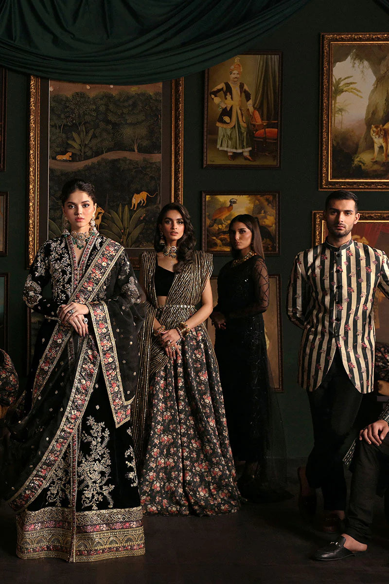 Mushq Nilofuer Unstitched Velvet-Pari