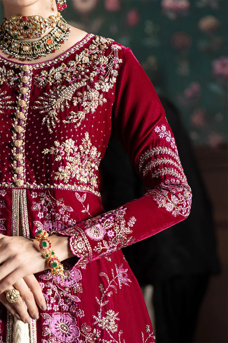 Mushq Nilofuer Unstitched Velvet-Roxana