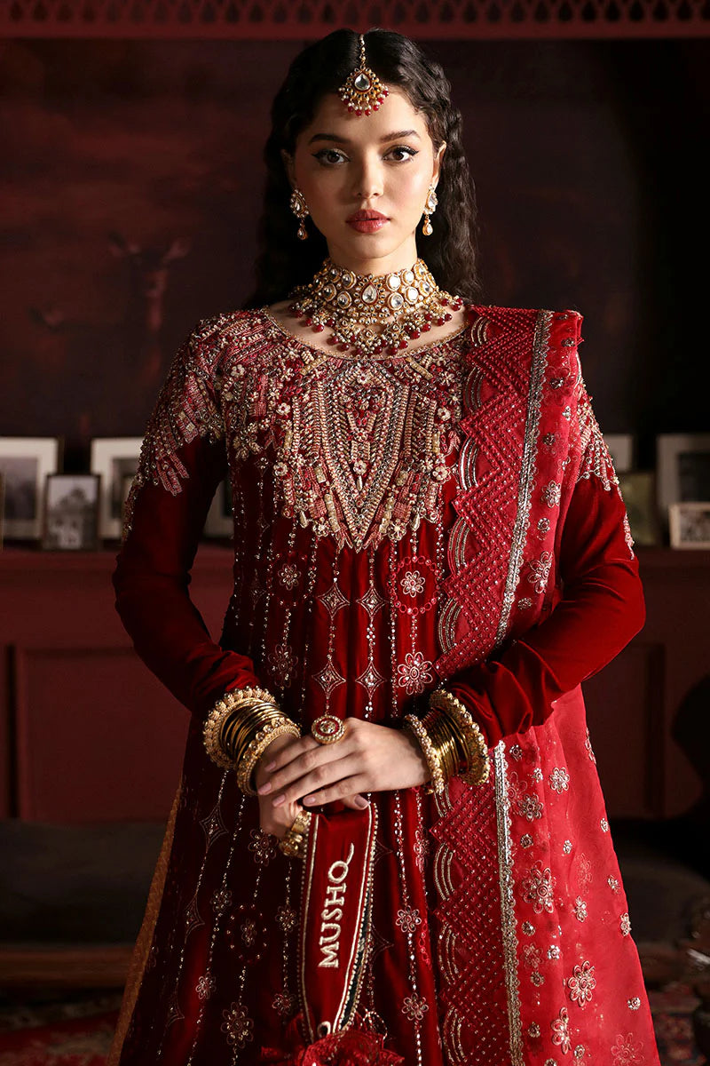 Mushq Nilofuer Unstitched Velvet-Farah