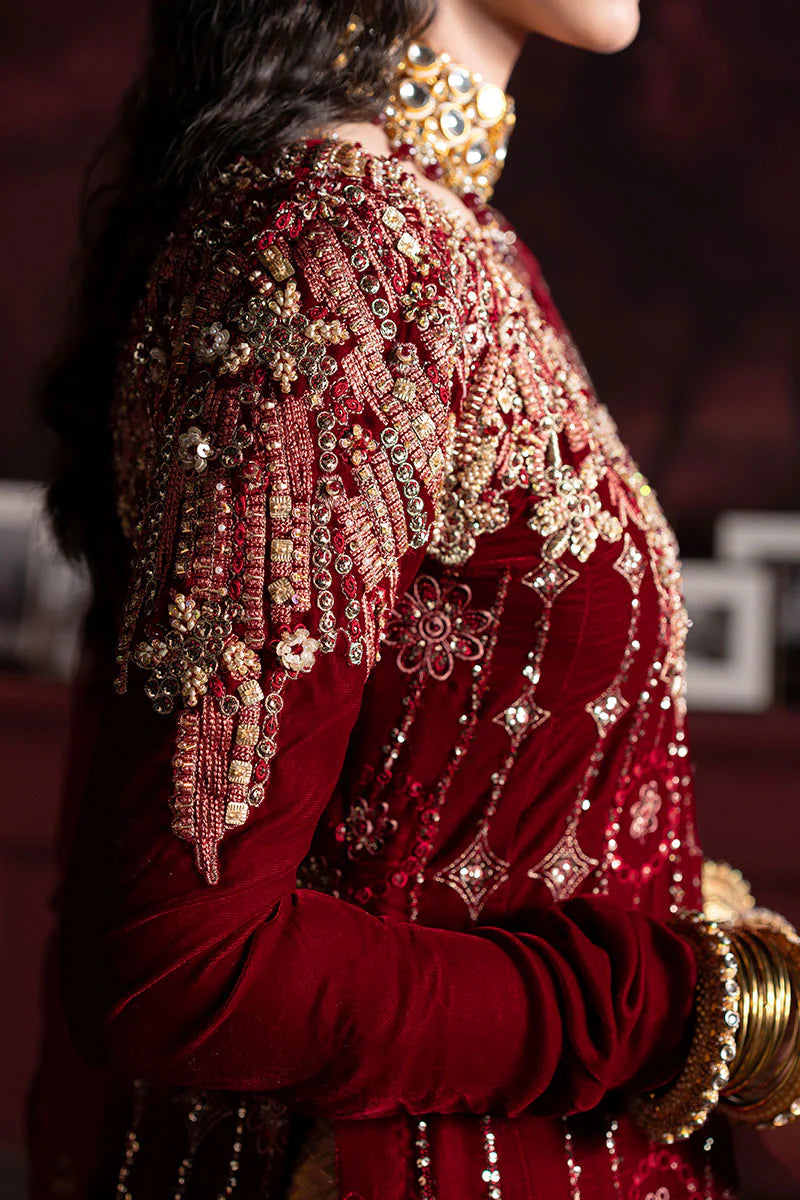 Mushq Nilofuer Unstitched Velvet-Farah