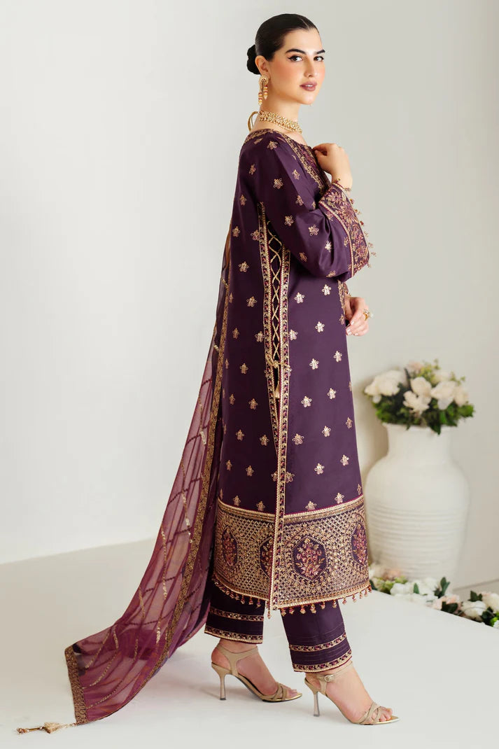 Alizeh | Luxury Raw Silk | AF-RS-05-SCARLET