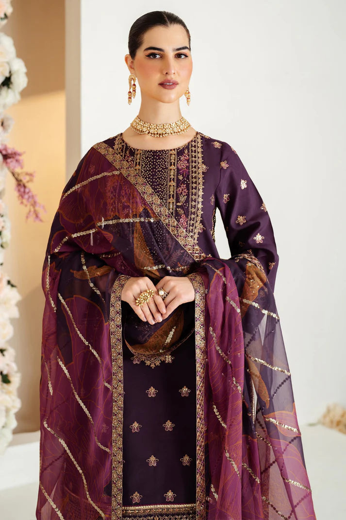 Alizeh | Luxury Raw Silk | AF-RS-05-SCARLET