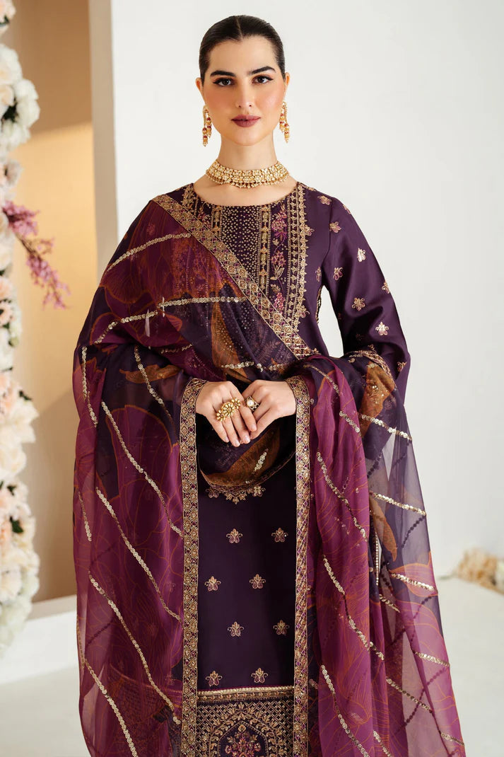 Alizeh | Luxury Raw Silk | AF-RS-05-SCARLET